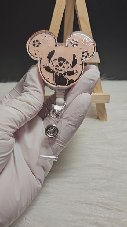 Mirrored Character Badge