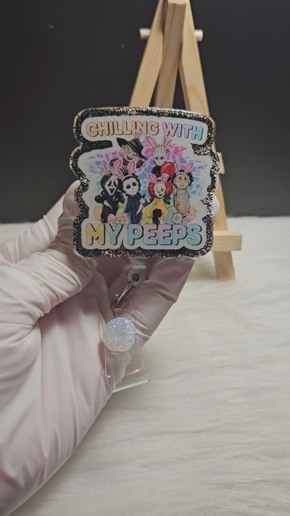 Easter Scary Chillin With My Peeps