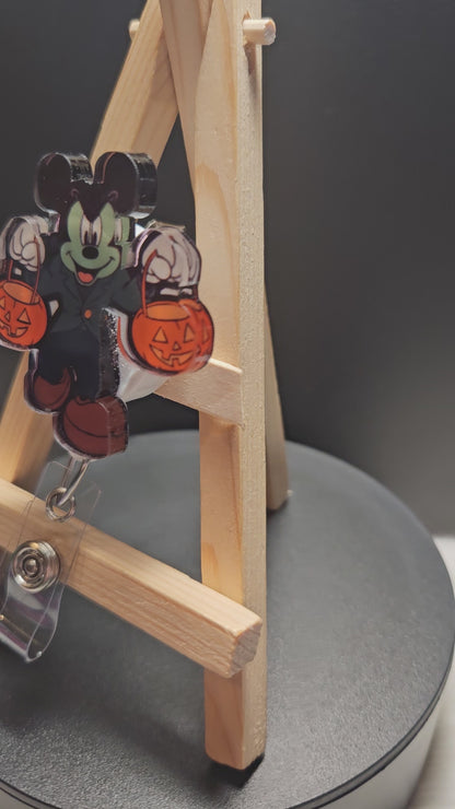 Spooky Mickey Badge