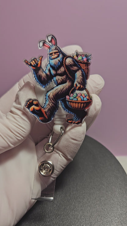 Big Foot Easter Badge