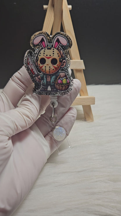 Easter Scary Jason Badge