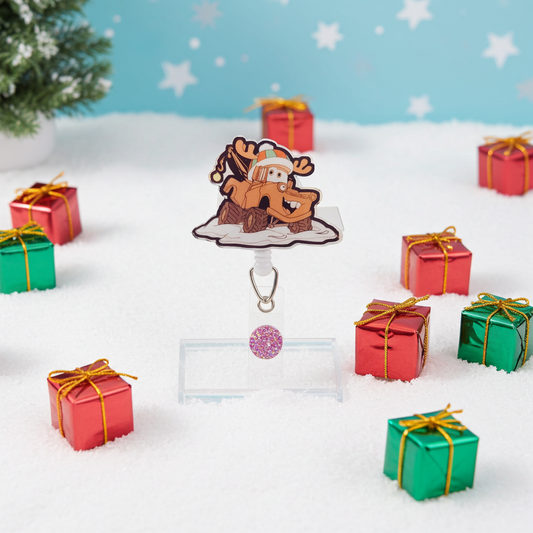 Christmas Mater Badge Reel