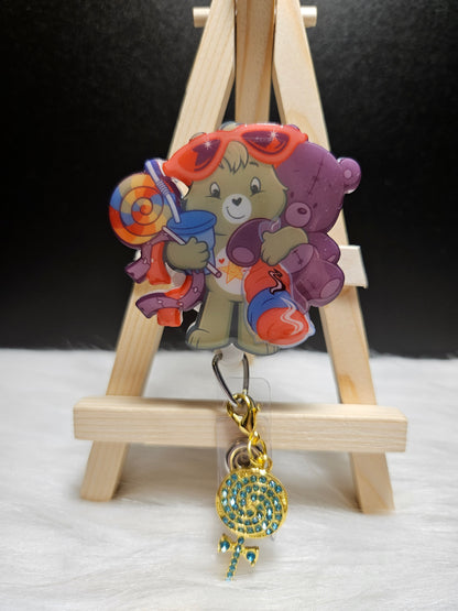 Care Bears Badge Reel - Retractable ID Holder for Nurses & Medical Staff