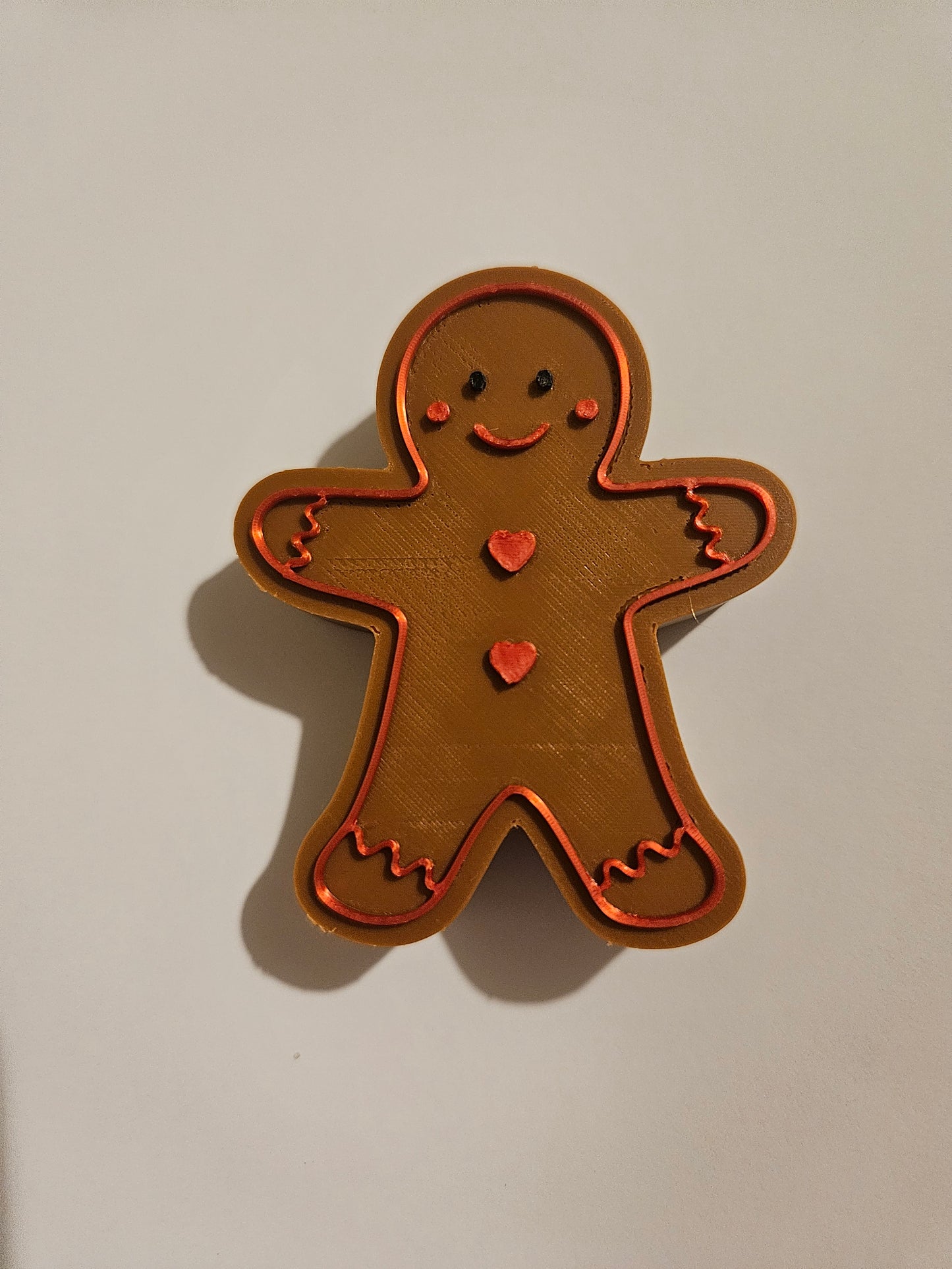 Straw Topper Gingerbread Man