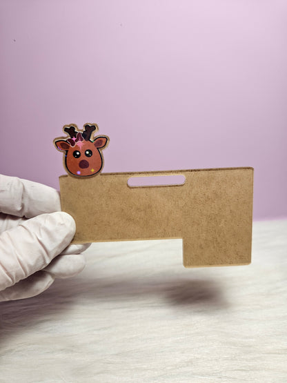 Badge Buddy Christmas Reindeer