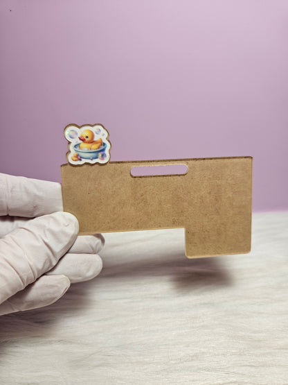 Badge Buddy Bubble Bath Duck