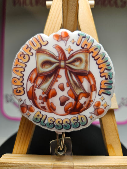 Grateful, Thankful, Blessed