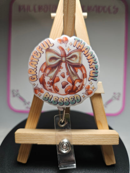 Grateful, Thankful, Blessed